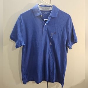 Tommy Hilfiger Blue Polo Shirt Classic Style